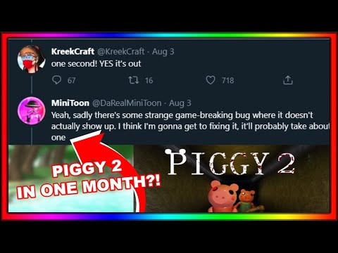 Roblox Piggy 2 Release Date Confirmed Youtube - when did roblox piggy come out