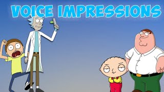 I Did Voice Impressions, Again Rick Sanchez, Peter Griffin, Morty Smith, D-Low, And More