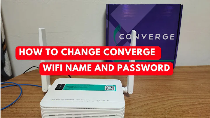 HOW TO CHANGE YOUR CONVERGE WIFI NAME AND PASSWORD 2025