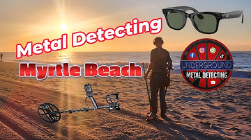 Minelab Manticore - Metal Detecting at Myrtle Beach, SC - May 2025, GoPro and Meta Ray Bans 🕶