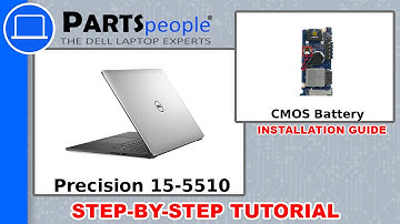 Dell Precision 15-5510 (P56F001) CMOS Battery How-To Video Tutorial