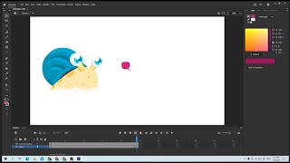 การใช้โปรแกรม Adobe animate 2022 พื้นฐาน