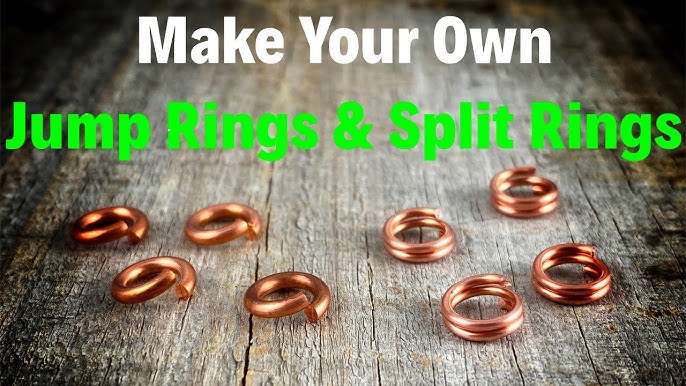 How to make jump rings for jewelry making - two easy ways! Tutorial 