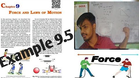 Class 9 . Science.Chapter 9. Example 9.5. Practical Problem.📒🔥  #Bittu Classes
