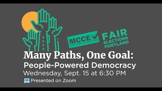 Many Paths, One Goal: People-Powered Democracy