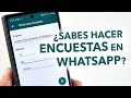 Así se crean encuestas en WhatsApp