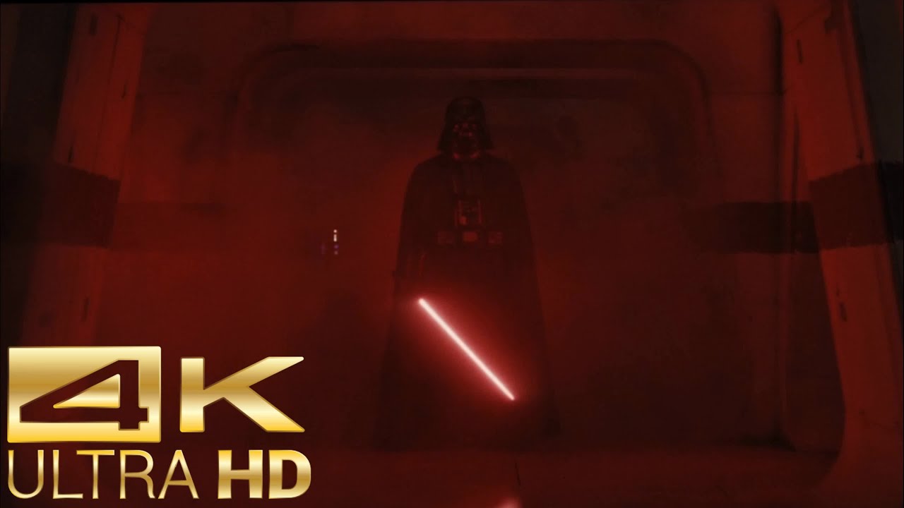 Darth Vader Hallway Fight Scene [4k UltraHD] - Rogue One: A Star Wars