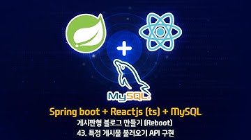 [Spring boot + Reactjs(ts) + MySQL] - 43. 특정 게시물 불러오기 API 구현