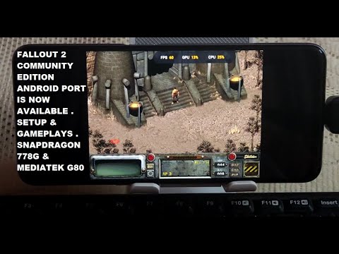 Fallout 2 Community Edition Android Setup & Gameplay Realme 9 5G SE & Realme Pad Snapdragon 778G G80