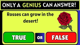 True Or False Quiz || Test Your Knowledge With these 20 interesting facts #8 screenshot 3