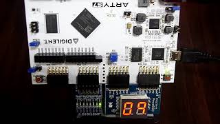 Arty S7 Pmod 7Seg Led