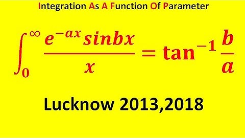 integration as a function of parameter lu 2013 ,2018