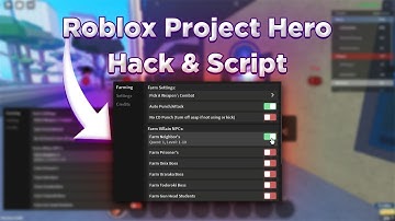 Roblox Project Hero Script AutoFarm  GUI 2021
