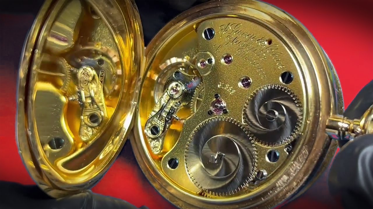 The FULL TREATMENT for this A. Lange & Söhne 18K Gold Pocket Watch