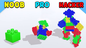 NOOB vs PRO vs HACKER - Brick Run 3D
