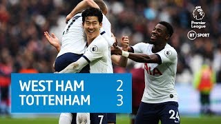 West Ham Vs Tottenham 2-3 Premier League Highlights