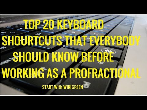 Video: 20 Mahahalagang Mga Keyboard Shortcut Sa Windows