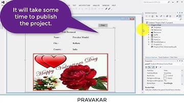 How to Publish a windows form application.