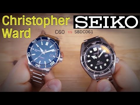 Seiko SBDC061 vs Christopher Ward C60 Trident Pro 600m - Baby Marinemaster  200 Affordable Divers - YouTube