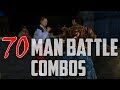 Shenmue 70 man battle  combo highlights  the kenjito master