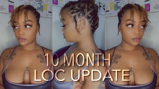 10 month loc update | I lightened my locs