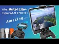 Amazing... When the Autel Lite+/Nano+ Controller Expanded to ALIENTECH Antenna with Tablet holder.