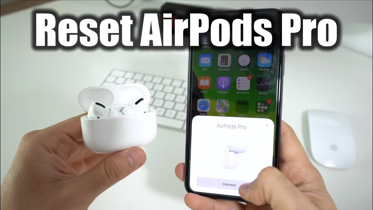 Sæt tabellen op Meyella Gætte How To Reset your Apple AirPods Pro - Hard Reset - YouTube