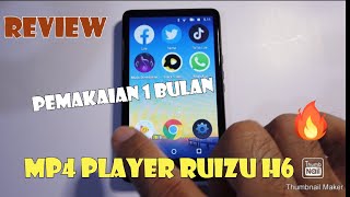 Ruizu H6 Android MP4 Player Setelah Pemakaian 1  Bulan....