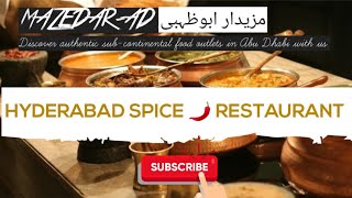 HYDERABAD SPICE RESTAURANT | ABU DHABI | UAE