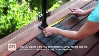 How To Install EASY|tile Deck Tile