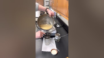 Filtering and bottling maple syrup