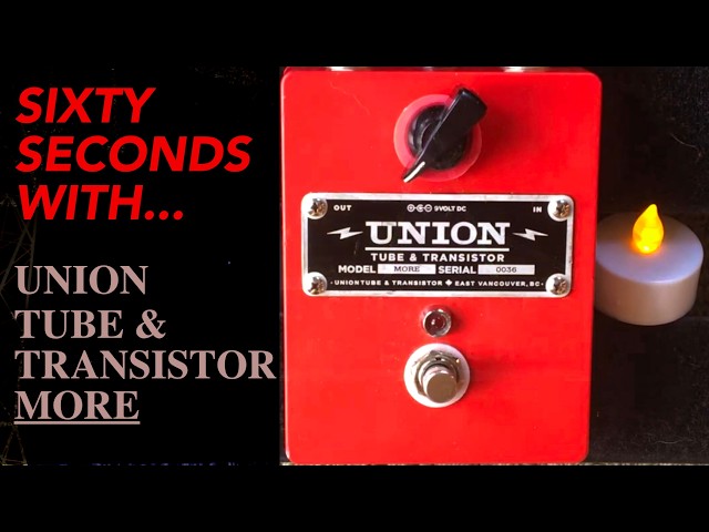 【本日中限定】UNION Tube & Transistor MORE SIXTY SECOND DEMO: Union Tube & Transistor More - YouTube