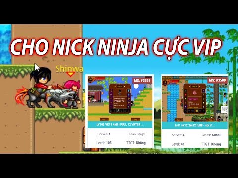 CHO NICK NINJA CỰC VIP | NSOCAN.COM | NINJA SCHOOL ONLINE