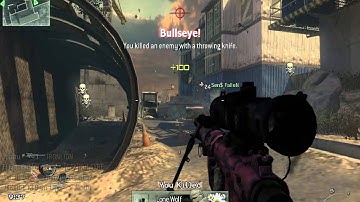 Cod mw2 Old random throwing knife