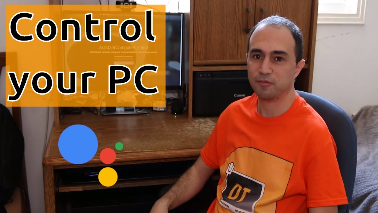 google assistant control computer