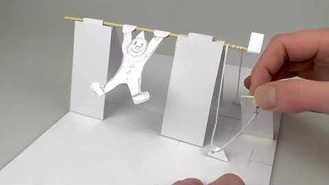 String twister pop-up card combo experiment