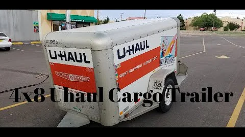 4x8 Uhaul Cargo Trailer Measurements