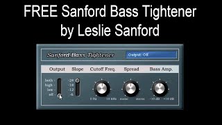 FREE Sanford Bass Tightener by Leslie Sanford FREE Sanford Bass Tightener by Leslie Sanford