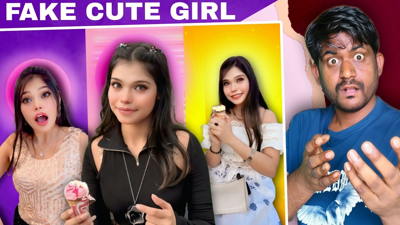 FAKE CUTE GIRL | ROAST INSHA KHAN REELS 