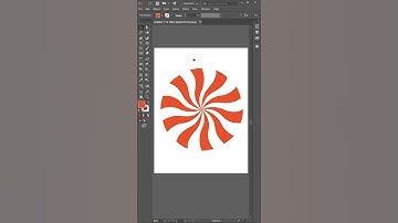 swirl effect in illustrator cc  #shorts