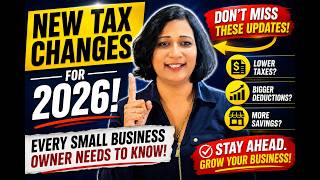🚨 2026 TAX CHANGES: SMALL BUSINESS OWNERS, WATCH THIS!