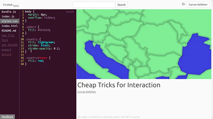 Cheap Tricks for Interaction on a D3.js World Map