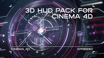 3d HUD Pack for Cinema 4D [Cinema4D/Xpresso]