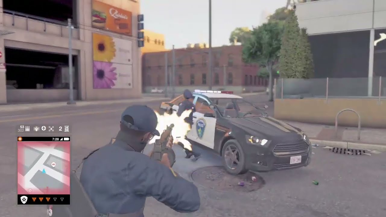 Watch_Dogs 2 Cop and SWAT Shootout Part 4