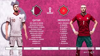 PES 2021 - ??مباراة المنتخب المغربي  ??ضد المنتخب القطري - [كأس العالم قطر 2022?]