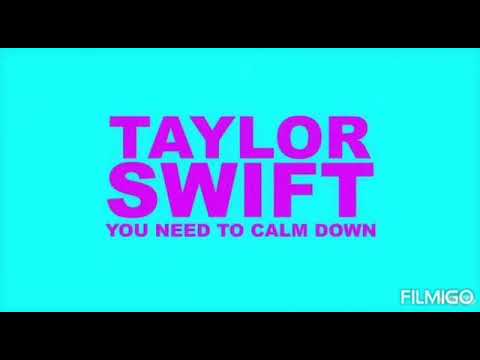TAYLOR SWIFT YOU NEED TO CALM DOWN SONG