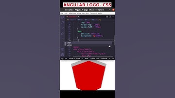 How To Create Angular JS Logo With HTML and CSS