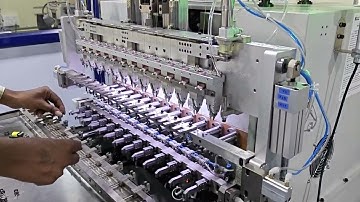 12 Spindle Automatic Drum Coil Winding Machine in India | Magnetic Drum Bobbin I-inductor Winding |