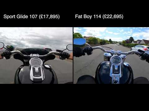 Harley Davidson Fatboy vs Sport Glide 2023 test ride first thoughts