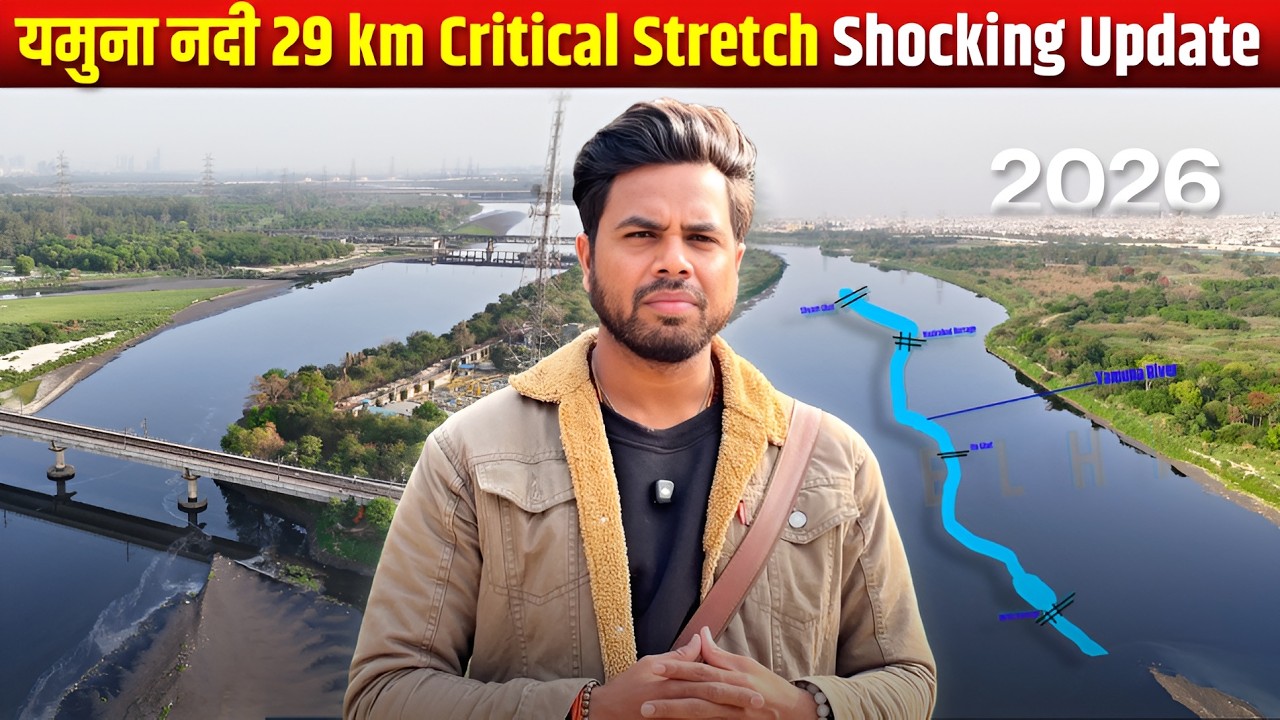 Delhi Yamuna River 29 KM Critical Stretch Update 2026 | Shocking Ground Reality | Brothers Enfield